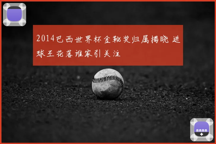 2014巴西世界杯金靴奖归属揭晓 进球王花落谁家引关注